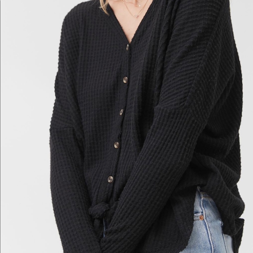 Urban Outfitters Black long sleeve shirt